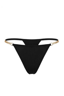 Siyah-K?rm?z? 2li Micro Zincir Detayl? String Kulot THMSS26KU00008