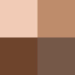 ZEESEA Тени для век Tipsy Kitty Eyeshadow Quad тон 06 , 3.5 г  фото 4