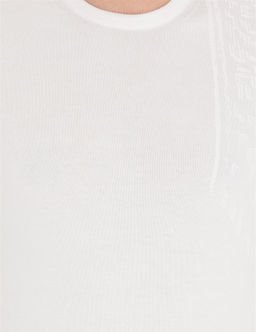 Ekru Slim Fit Bisiklet Yaka Triko Kazak - Pierre cardin фото 6