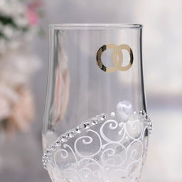Бокалы свадебные Роскошь, 150 мл - Дорого внимание фото 4