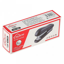 Степлер №24/6 и №26/6 до 20 листов, 12,7х3,4х5,8см, цвета в ассортименте: синий; светло-серый; черный, в цветной коробке (Китай)