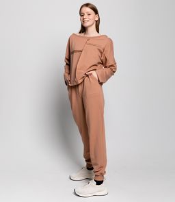Спортивный костюм #БШ1745, капучино