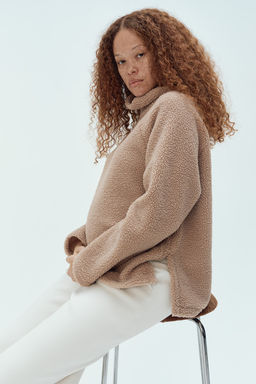 MAMA Sudadera de borreguito Before & After