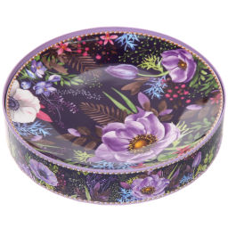 Тарелка керамическая в наборе 2шт "Цветочный сад" 20,5см