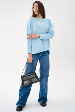 Лонгслив Эшли (голубой) - Эльза фото 5