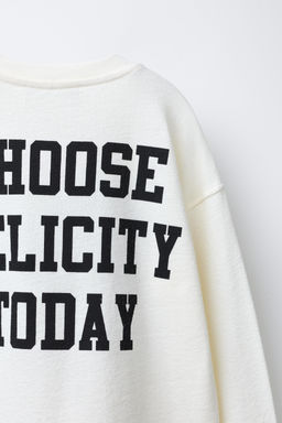 NUMBER AND SLOGAN PRINT T-SHIRT - Zara фото 4