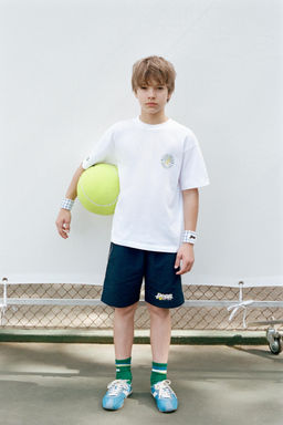 CAMISETA ESTAMPADO RAQUETA PENN  / Blanco - Zara фото 5