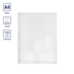 Expert Complete Classic Файл-вкладыш A4 100 шт. 45 мкм матовый прозрачный EC260605