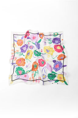 PRINTED SATIN SCARF - Zara фото 4