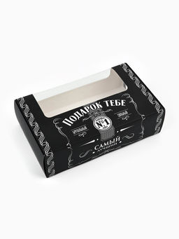 Цена за 5 шт. УЦЕНКА Коробка для эклеров с вкладышами Подарок тебе, 25.2?15?7 см