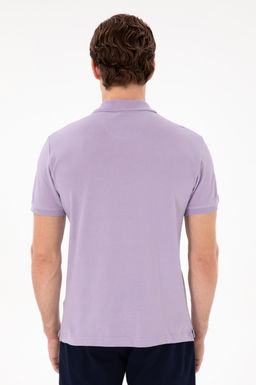 Erkek Slim Fit Polo Yaka Lila Basic Ti__rt Sepette S_rpriz _ndirim - U.s. polo assn фото 5