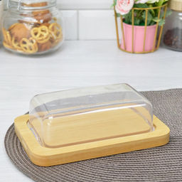 Масленка бамбук 19*12,5*1,5/16*9,5*4,5 №1 Катунь КТ-МС-01