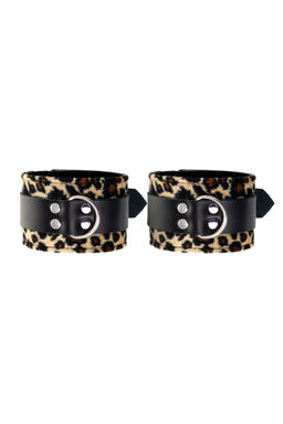 Наручники Anonymo #0102, PU кожа, принт, 19,5 см - Toyfa фото 6