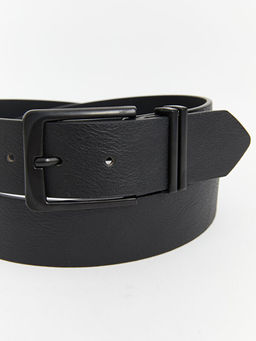 Deri G?r?n?ml? Erkek Kemer