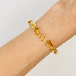 Браслет из Цитрина 16,5 см +