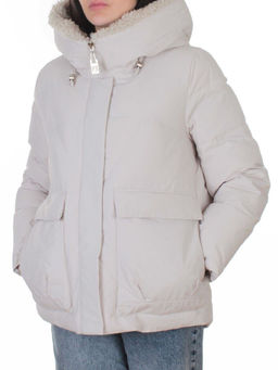 8809 LT. BEIGE Куртка зимняя женская (150 гр. холлофайбер)