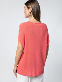 Джемпер из гладкой вискозы с лиоцеллом