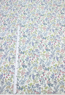 Сатин Ароматное цветение , ш.2.35м, хлопок-100%, 110гр/м.кв - Купава фото 2