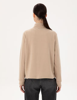 Bej Oversize Polar Sweatshirt - Pierre cardin фото 5
