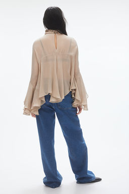 Blusa oversize con volantes - H&m фото 4