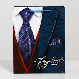 Пакет ламинированный вертикальный Поздравляю!, 18 23 8 см - Дарите счастье фото 2