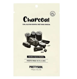 Total Solution Essential Sheet Mask Charcoal - Тканевая маска с древесным углем, 23 гр