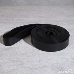 Эспандер ленточный Woohooo Fit Tape / 2080X4X21mm / Cила сопротивления 11-30 кг / TPE / уп 80/Черный - ГалеонТрейд фото 2