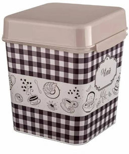 Цена за 2 шт. Ёмкость "Плетёнка" (чай) 1,2л. с ложкой М4830