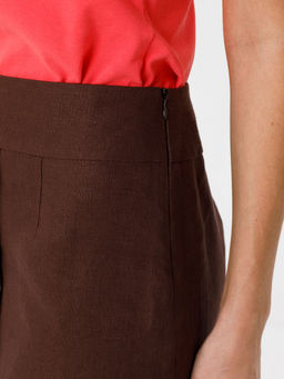 Юбка из натурального льна