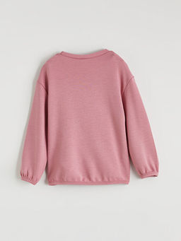Bask?l? K?z Bebek Soft Touch Sweatshirt