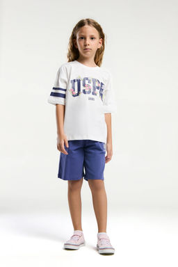 K_z _ocuk Mor _ortlu Pijama Tak_m_ Sepette S_rpriz _ndirim - U.s. polo assn фото 6