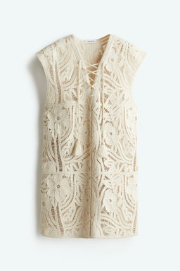 Vestido efecto crochet