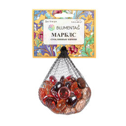 Blumentag GLG-09/17 МАРБЛС камни стеклянные 17 - 19 мм 6 х 340 г  10 г №01 ассорти  фото 4