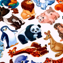 Развивающие магниты Животные - Лесная мастерская фото 4