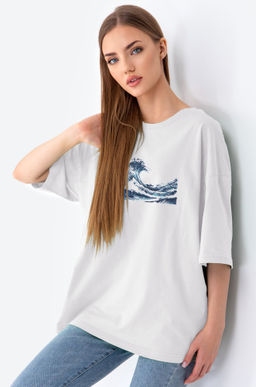 Футболка унисекс оверсайз Happy Fox  фото 10