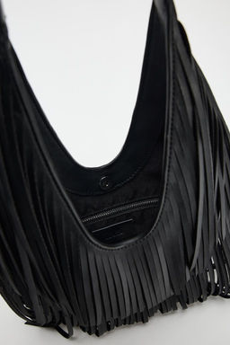 FRINGED TOTE BAG - Zara фото 6