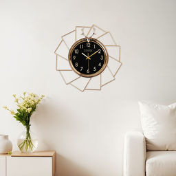 Часы настенные интерьерные «Олень», бесшумные, плавный ход, 51×51 см, d=26 см, от батарейки 1хАА