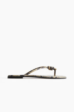 Chancletas con nudo decorativo - H&m фото 5