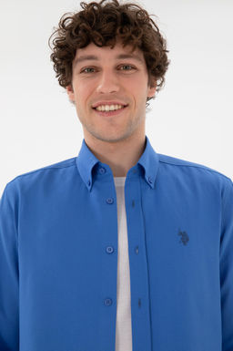 Erkek _ndigo Uzun Kollu Basic G_mlek Sepette S_rpriz _ndirim - U.s. polo assn фото 3