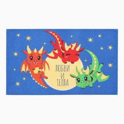 Набор полотенец Доляна Яркого праздника 28х46 см - 6 шт, 100% хл, рогожка 164 г/м2  фото 10