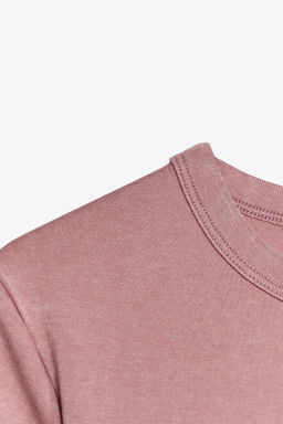 SHORT SLEEVE INTERLOCK T-SHIRT - Zara фото 7