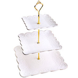 26514 Конфетница 3х ярус ЭЛИС 15-20-26см LR (х12) - Mayer&boch фото 2