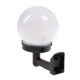Садовый светильник «Шар», уличный, на солнечной батарее, 14×15×10 см, 1 LED, свечение белое