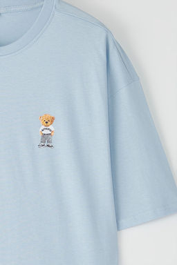 TRENDYOL MAN Siyah Unisex Regular/Normal Kesim Ay?c?k Bask?l? %100 Pamuklu T-Shirt TMNSS25TS00161 - Trendyolmilla фото 31