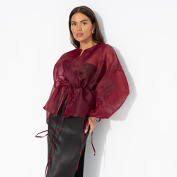 Жакет дизайнерский, Вершина восхищения (бордовый) - Charutti фото 6