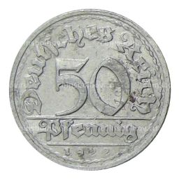 50 пфеннигов 1922 года G Германия