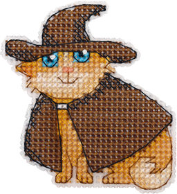 Klart набор для вышивания 8-556 Магниты. Кошачий карнавал 7.5 х 6 см