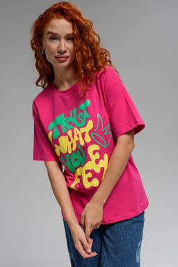 8506/1 Футболка женская оверсайз - Натали фото 36