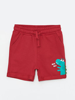 Beli Lastikli Bask?l? Erkek Bebek ?ort