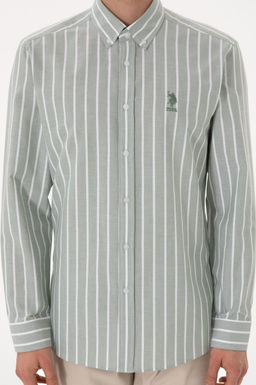 Erkek Haki Uzun Kollu G_mlek Sepette S_rpriz _ndirim - U.s. polo assn фото 6